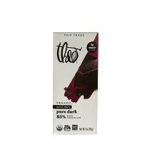 Theo Organic Ultimate Dark Chocolate Bar FRONT